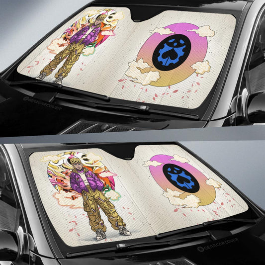 Giorno Giovanna Car Sunshade Anime Collection - Gearcarcover - 2