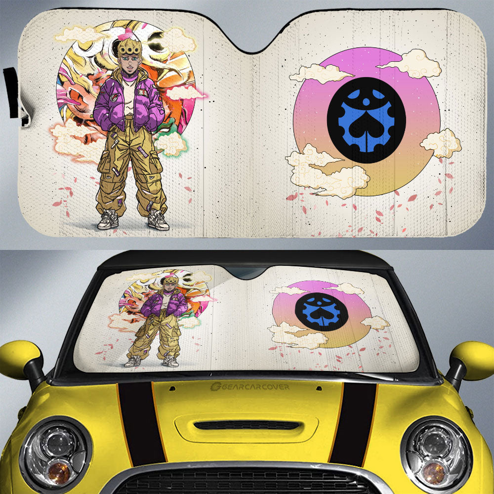 Giorno Giovanna Car Sunshade Anime Collection - Gearcarcover - 1