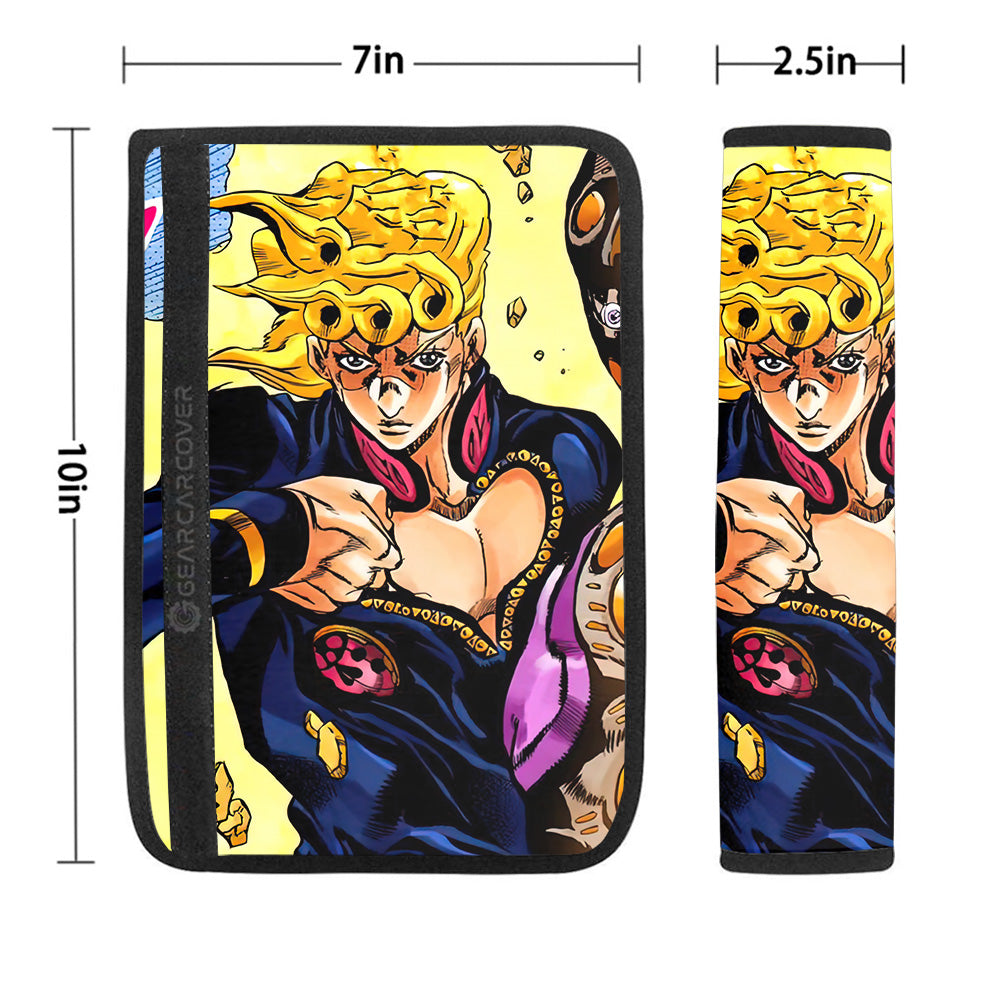 Giorno Giovanna Seat Belt Covers Custom Bizarre Adventure Car Accessories - Gearcarcover - 1