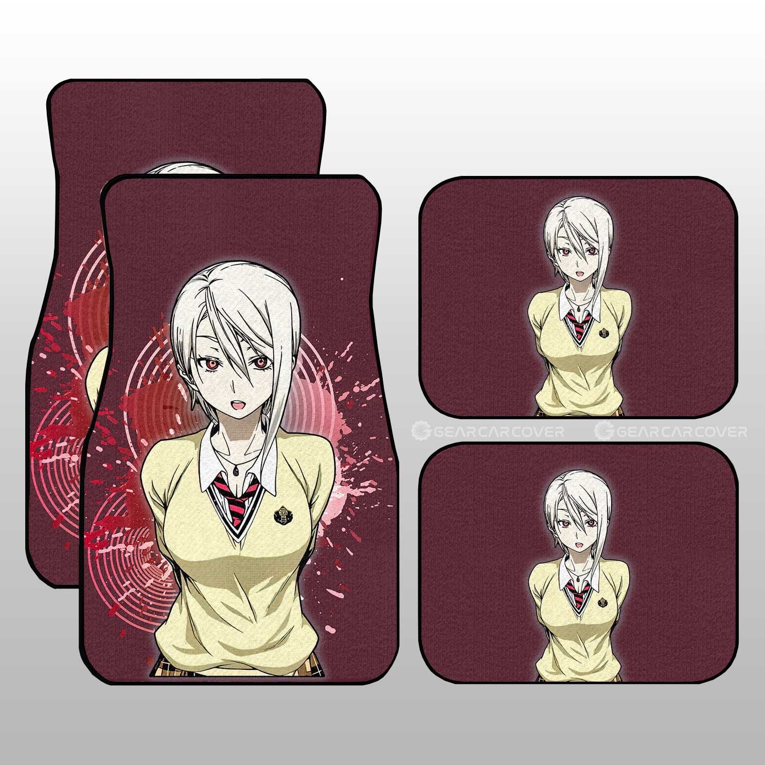Girl Alice Nakiri Car Floor Mats Custom Food Wars Car Accessories - Gearcarcover - 1