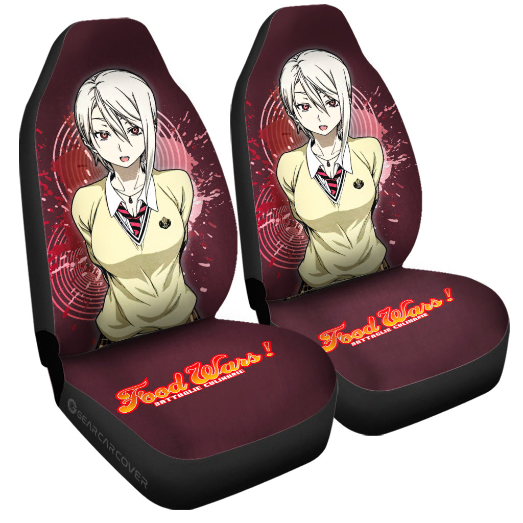 Girl Alice Nakiri Car Seat Covers Custom Food Wars Car Accessories - Gearcarcover - 3