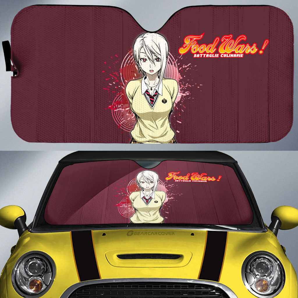 Girl Alice Nakiri Car Sunshade Custom Food Wars Car Accessories - Gearcarcover - 1