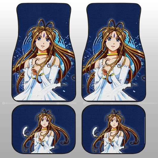 Girl Belldandy Car Floor Mats Custom Ah! My Goddess Car Accessories - Gearcarcover - 2
