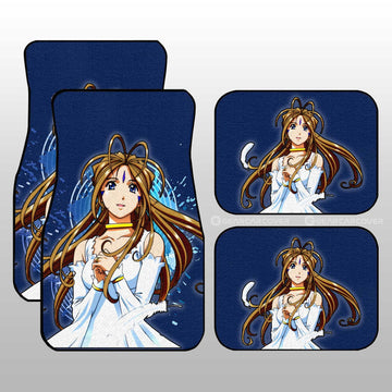 Girl Belldandy Car Floor Mats Custom Ah! My Goddess Car Accessories - Gearcarcover - 1
