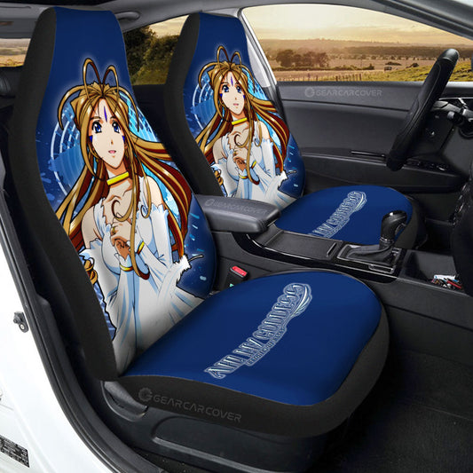 Girl Belldandy Car Seat Covers Custom Ah! My Goddess Car Accessories - Gearcarcover - 1