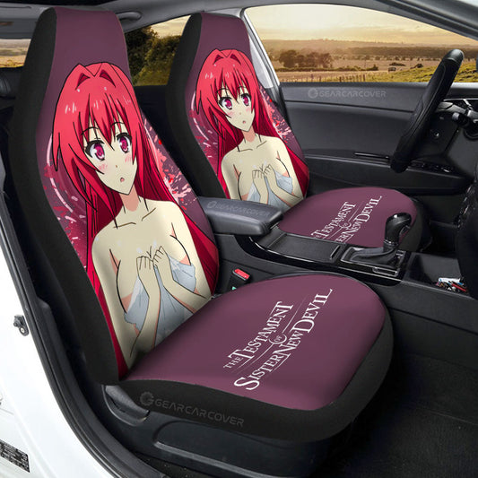 Girl Mio Naruse Car Seat Covers Custom The Testament of Sister New Devil Car Accessories - Gearcarcover - 1
