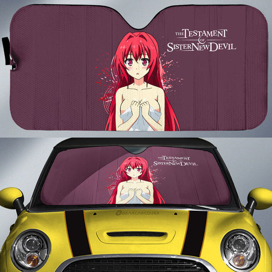 Girl Mio Naruse Car Sunshade Custom The Testament of Sister New Devil Car Accessories - Gearcarcover - 1