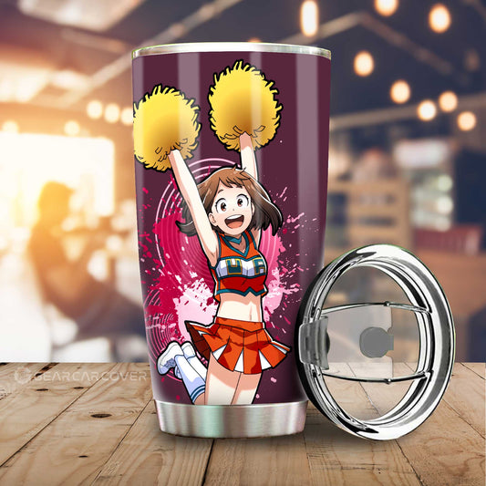 Girl Ochaco Uraraka Tumbler Cup Custom Car Accessories - Gearcarcover - 1