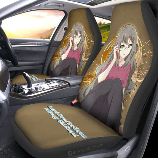 Girl Rio Futaba Car Seat Covers Custom Bunny Girl Senpai - Gearcarcover - 2