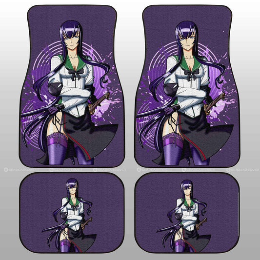 Girl Saeko Busujima Car Floor Mats Custom High School Of The Dead Car Accessories - Gearcarcover - 2
