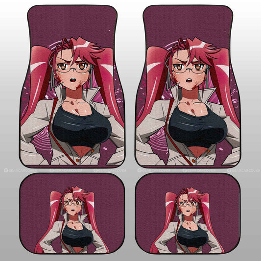Girl Saya Takagi Car Floor Mats Custom High School Of The Dead Car Accessories - Gearcarcover - 2
