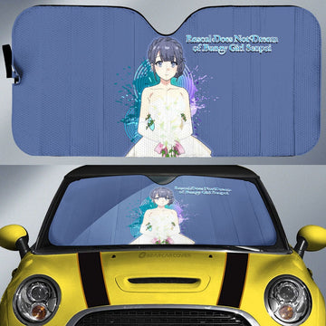 Girl Shoko Makinohara Car Sunshade Custom Bunny Girl Senpai - Gearcarcover - 1