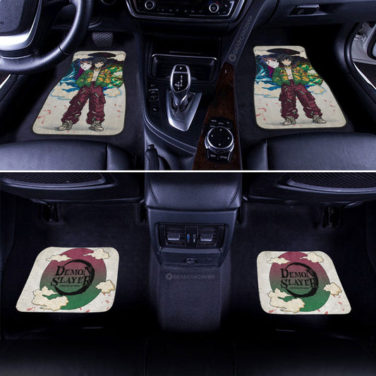Giyu Tomioka Car Floor Mats Anime Collection - Gearcarcover - 2