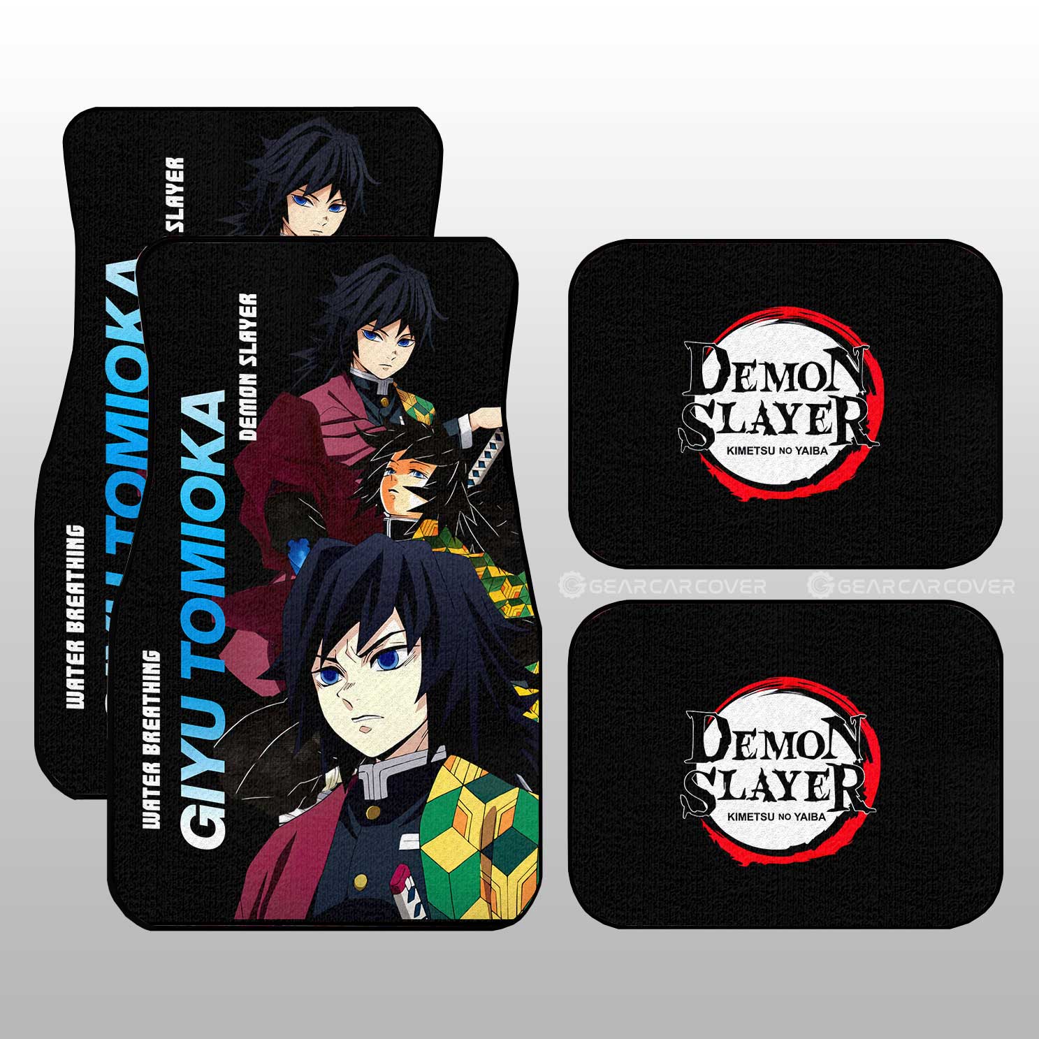 Giyu Tomioka Car Floor Mats Custom - Gearcarcover - 1