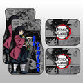 Giyu Tomioka Car Floor Mats Custom Mix Mangas - Gearcarcover - 1
