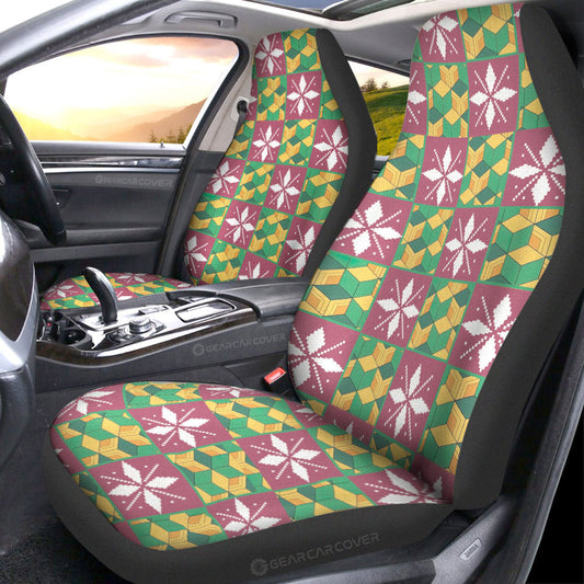 Giyu Tomioka Car Seat Covers Custom Anime Car Accessories - Gearcarcover - 1