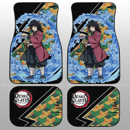 Giyuu Car Floor Mats Custom Water Breathing Skill Car Accessories - Gearcarcover - 2