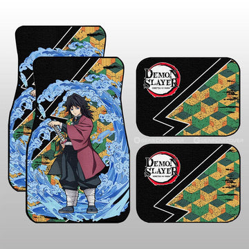Giyuu Car Floor Mats Custom Water Breathing Skill Car Accessories - Gearcarcover - 1