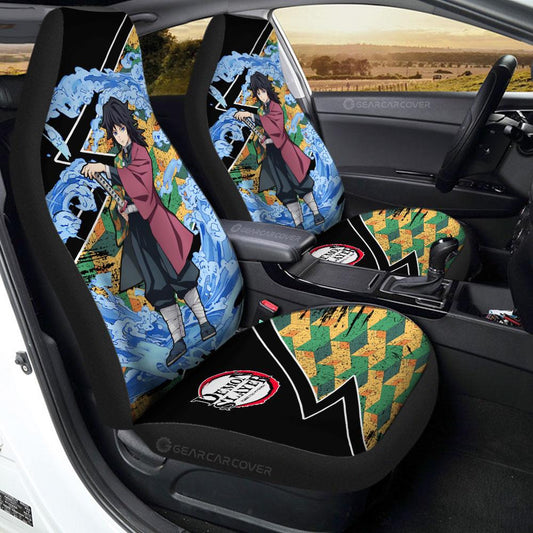 Giyuu Car Seat Covers Custom Water Breathing Skill Car Accessories - Gearcarcover - 1