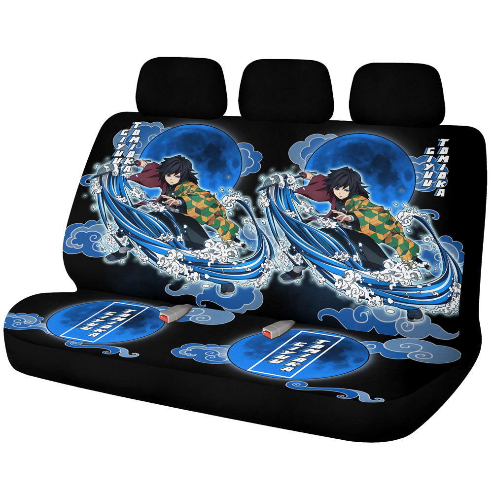 Giyuu Tomioka Car Back Seat Covers Custom For Fans - Gearcarcover - 1