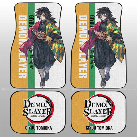 Giyuu Tomioka Car Floor Mats Custom Car Accessories - Gearcarcover - 2