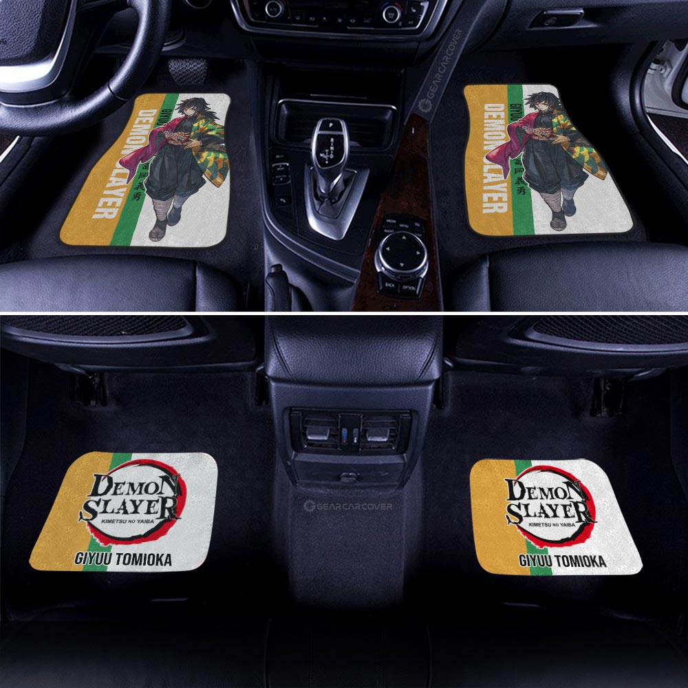 Giyuu Tomioka Car Floor Mats Custom Car Accessories - Gearcarcover - 3