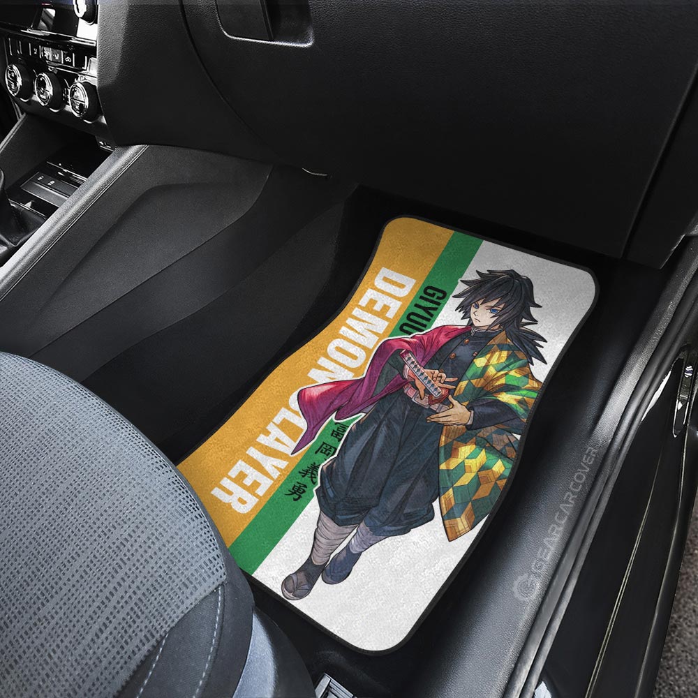 Giyuu Tomioka Car Floor Mats Custom Car Accessories - Gearcarcover - 4