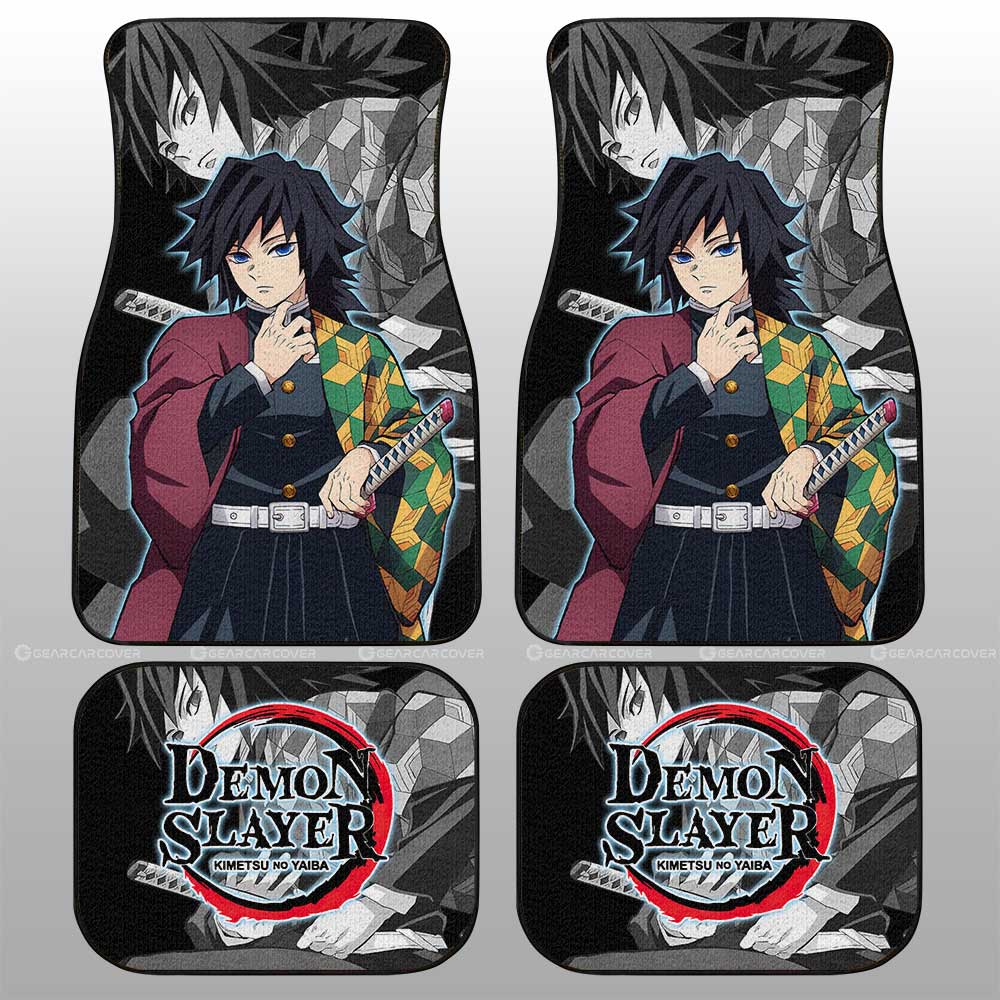 Giyuu Tomioka Car Floor Mats Custom Car Accessories - Gearcarcover - 1