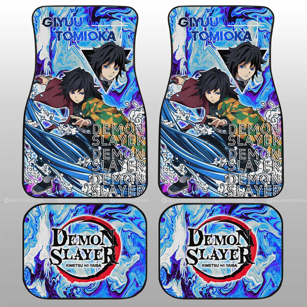 Giyuu Tomioka Car Floor Mats Custom Car Accessories - Gearcarcover - 1