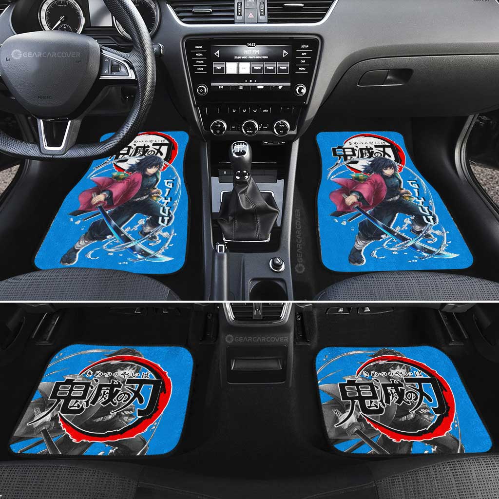 Giyuu Tomioka Car Floor Mats Custom Demon Slayer Anime Car Accessories - Gearcarcover - 2