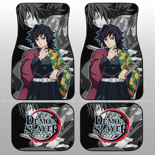 Giyuu Tomioka Car Floor Mats Custom Demon Slayer Anime Car Accessories - Gearcarcover - 1