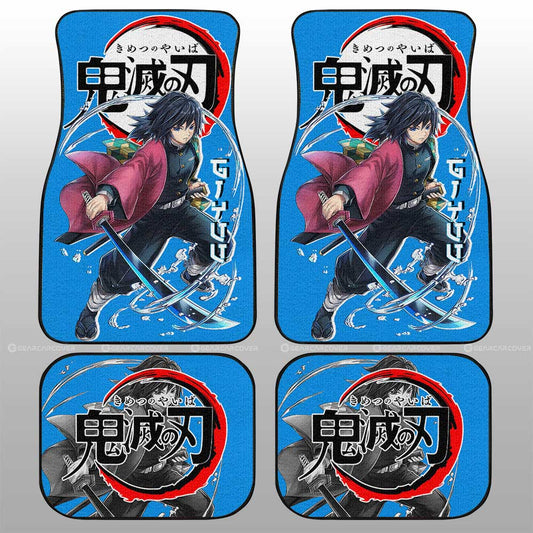Giyuu Tomioka Car Floor Mats Custom Demon Slayer Anime Car Accessories - Gearcarcover - 1