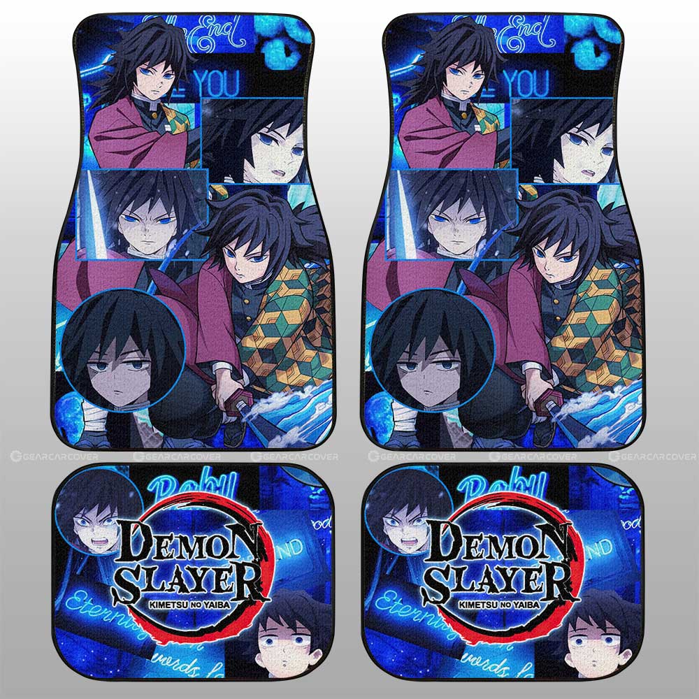 Giyuu Tomioka Car Floor Mats Custom - Gearcarcover - 1