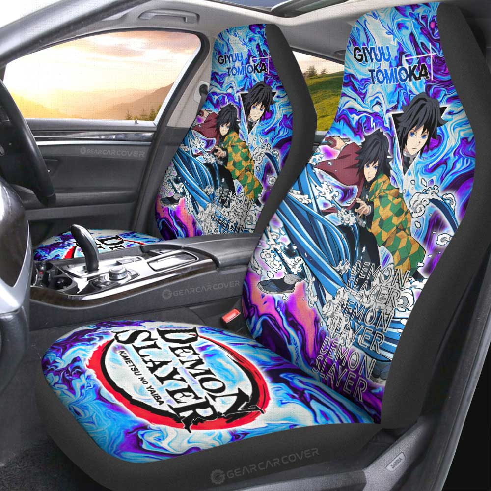 Giyuu Tomioka Car Seat Covers Custom Car Accessories For Fans - Gearcarcover - 2