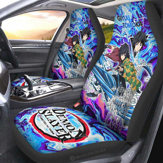 Giyuu Tomioka Car Seat Covers Custom Car Accessories For Fans - Gearcarcover - 2