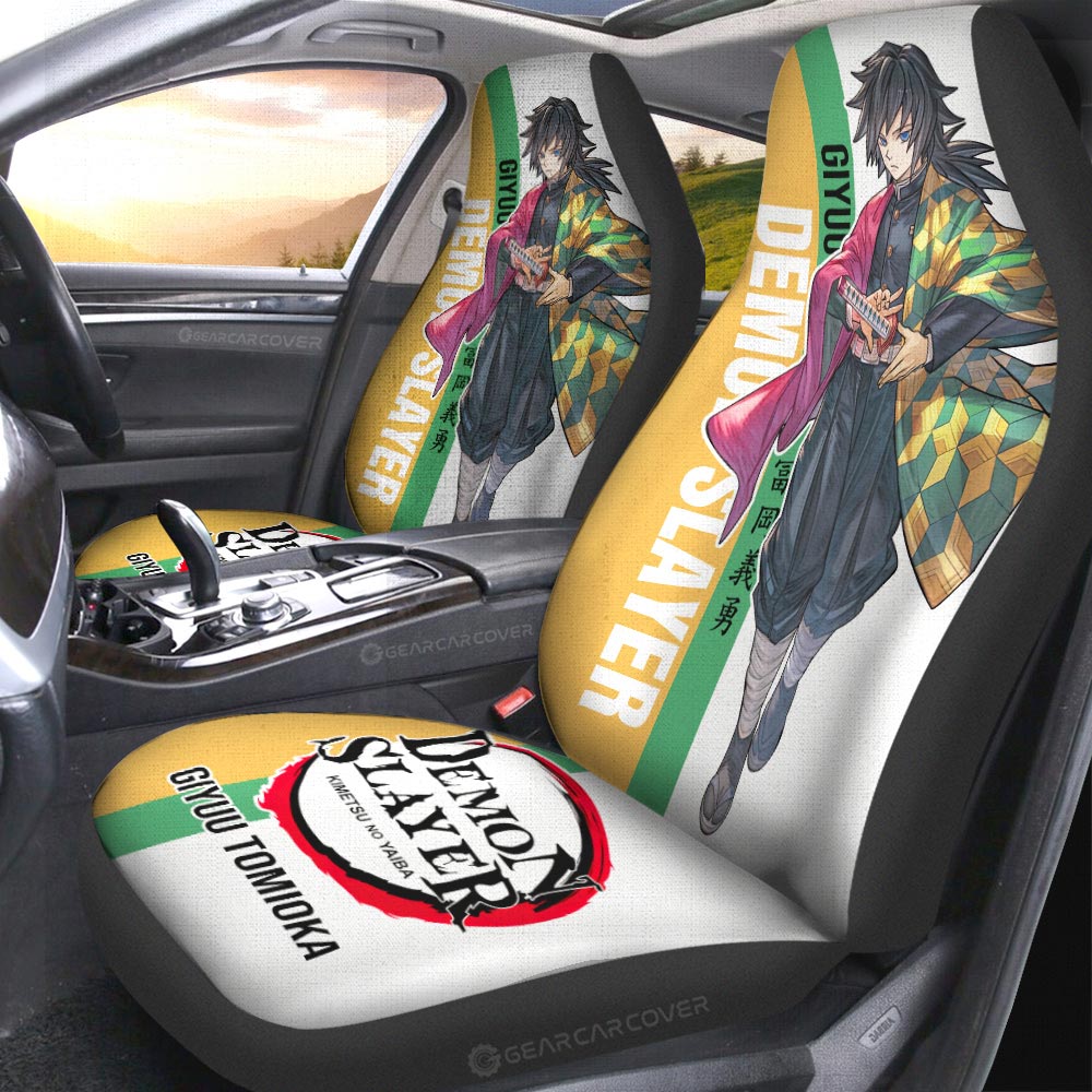 Giyuu Tomioka Car Seat Covers Custom Car Accessories - Gearcarcover - 2