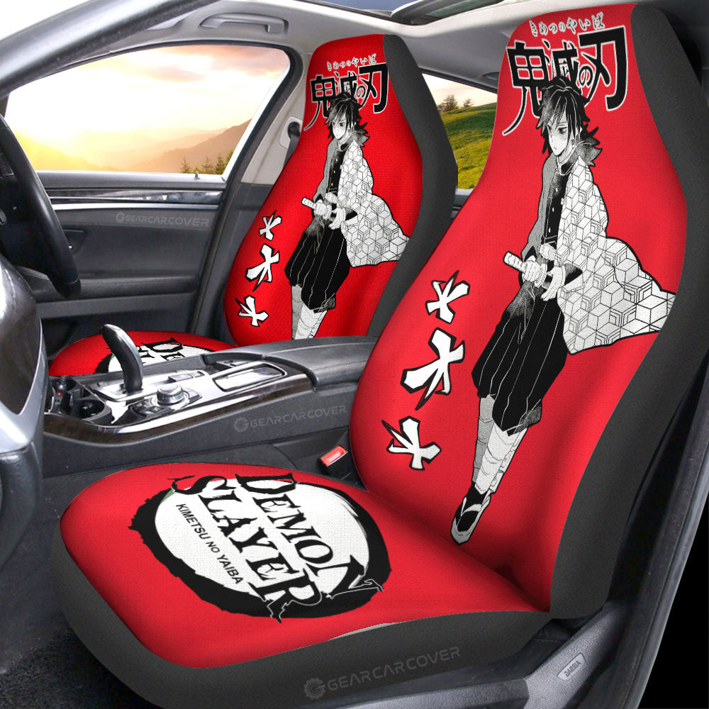 Giyuu Tomioka Car Seat Covers Custom Car Accessories Manga Style For Fans - Gearcarcover - 2