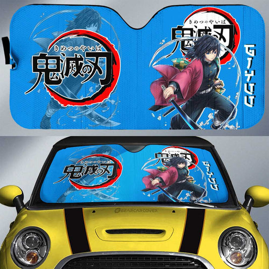 Giyuu Tomioka Car Sunshade Custom Car Accessories - Gearcarcover - 1