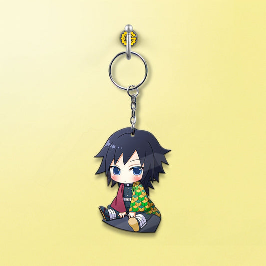 Giyuu Tomioka Keychain Custom Car Accessories - Gearcarcover - 2