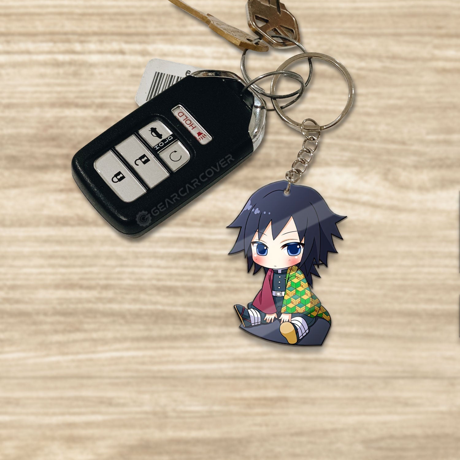 Giyuu Tomioka Keychain Custom Car Accessories - Gearcarcover - 1