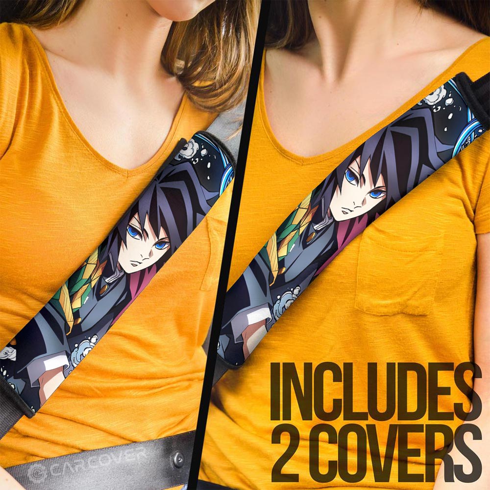 Giyuu Tomioka Seat Belt Covers Custom Car Accessoriess - Gearcarcover - 3