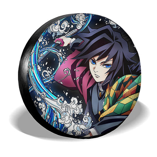 Giyuu Tomioka Spare Tire Cover Custom Car Accessoriess - Gearcarcover - 2