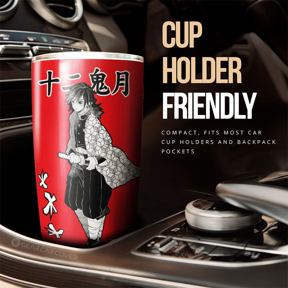 Giyuu Tomioka Tumbler Cup Custom Car Accessories Manga Style For Fans - Gearcarcover - 2