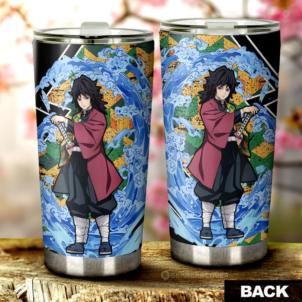 Giyuu Tumbler Cup Custom Water Breathing Skill Car Accessories - Gearcarcover - 3