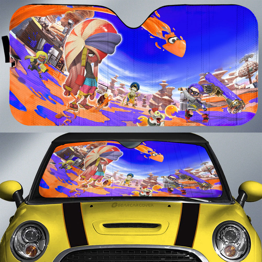 Gnarly Eddy Splatoon Car Sunshade Custom Car Accessories - Gearcarcover - 1