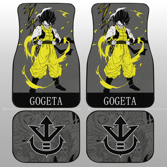 Gogeta Car Floor Mats Custom Manga Color Style - Gearcarcover - 2