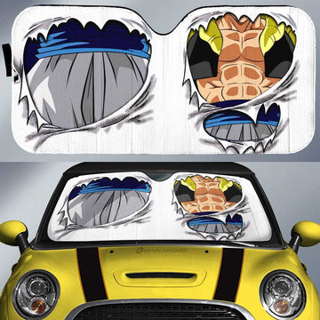 Gogeta Uniform Car Sunshade Custom - Gearcarcover - 1