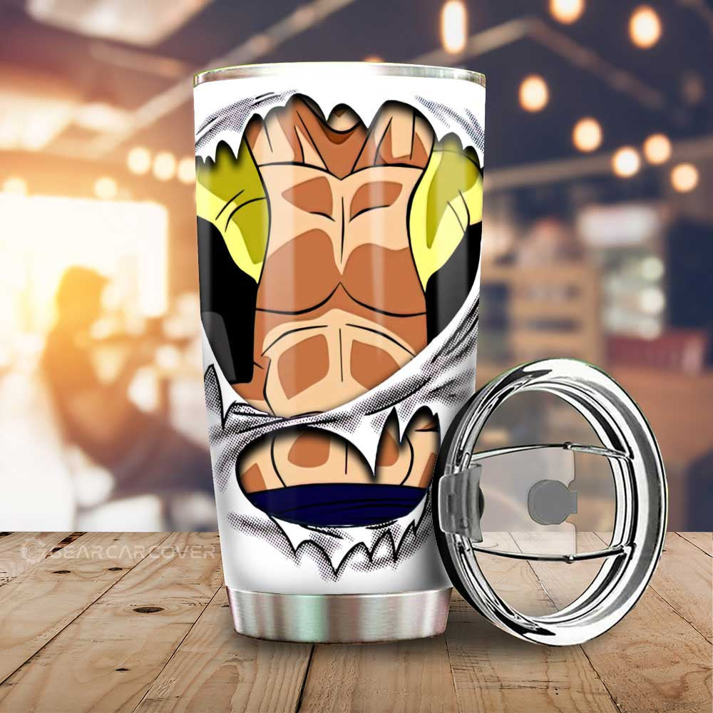 Gogeta Uniform Tumbler Cup Custom - Gearcarcover - 1