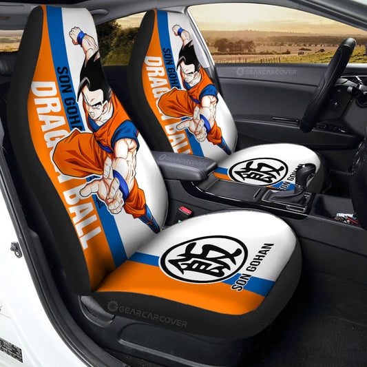 Gohan Car Seat Covers Custom Car Accessories For Fans - Gearcarcover - 1