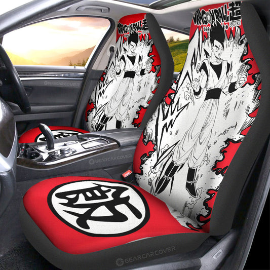 Gohan Car Seat Covers Custom Car Accessories Manga Style For Fans - Gearcarcover - 2